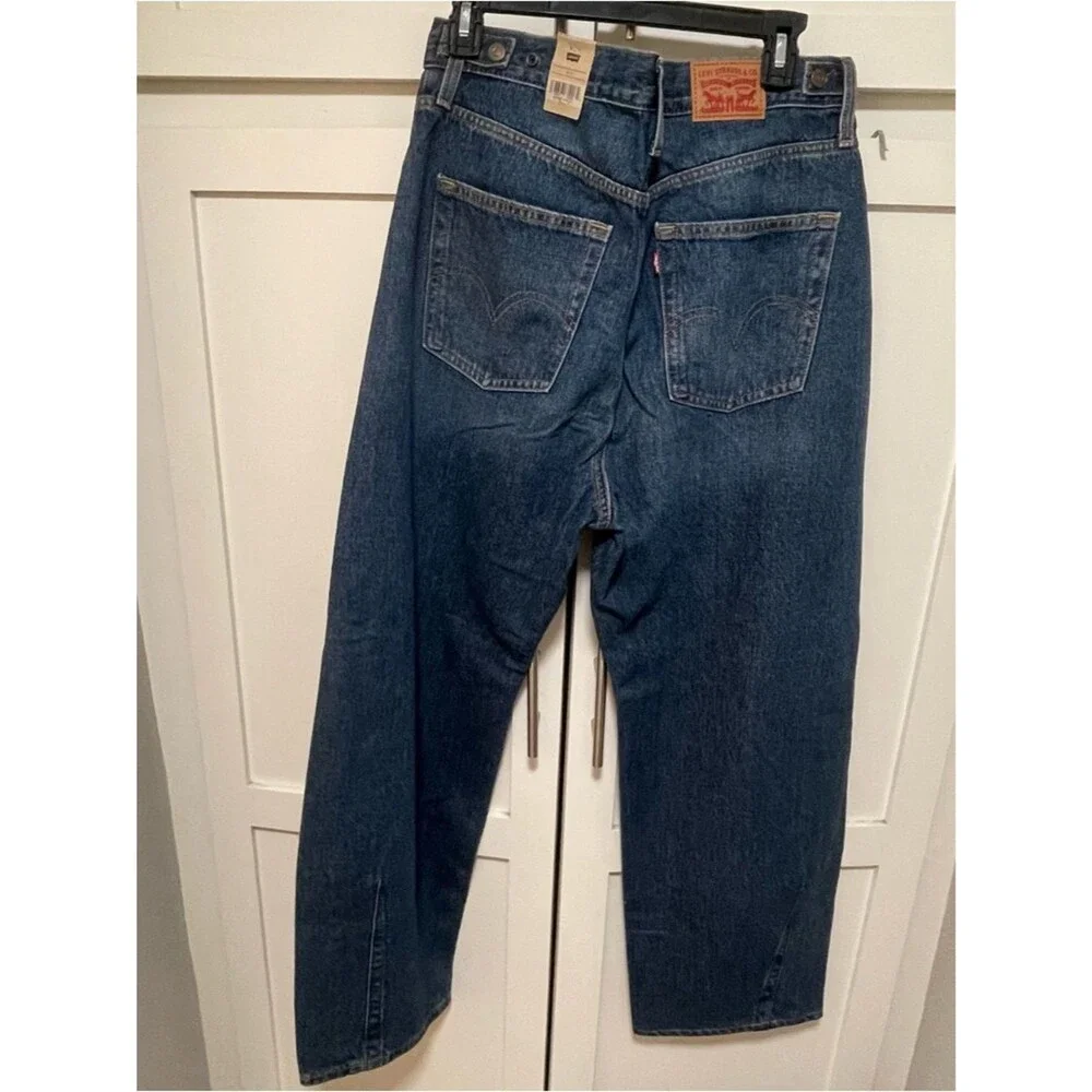 Levi’s Barrel Cinch Jeans in New Shades Dark Wash sz 32x31 NWT - Picture 8 of 11